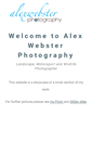 Mobile Screenshot of alexwebsterphotography.co.uk